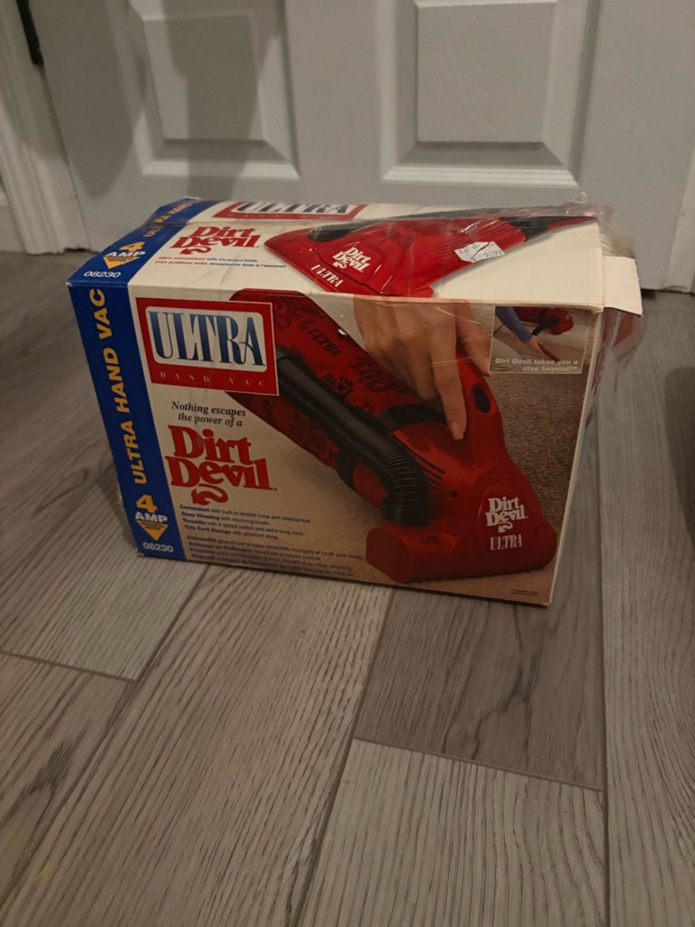 Dirt Devil Ultra Hand Vac in Red - Compact Kids Toy Vacuum Replica